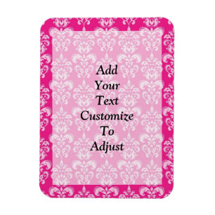 Magnet Flexible Motif humide rose chaud