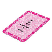 Magnet Flexible Motif humide rose chaud (Côté Gauche)