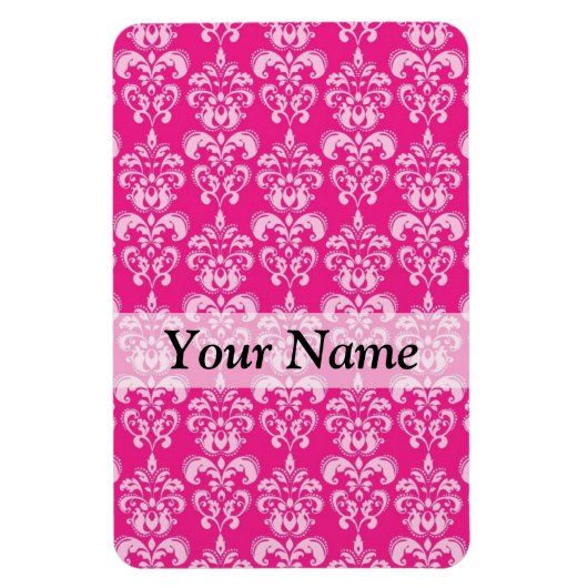 Magnet Flexible Motif humide rose chaud (Vertical)