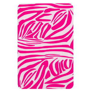 Magnet Flexible Motif imprimé zèbre rose