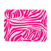 Magnet Flexible Motif imprimé zèbre rose (Horizontal)
