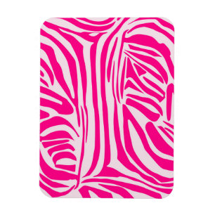 Magnet Flexible Motif imprimé zèbre rose