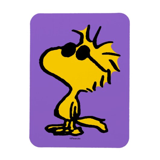 Magnet Flexible Motif Lunettes de soleil Cool Woodstock (Vertical)