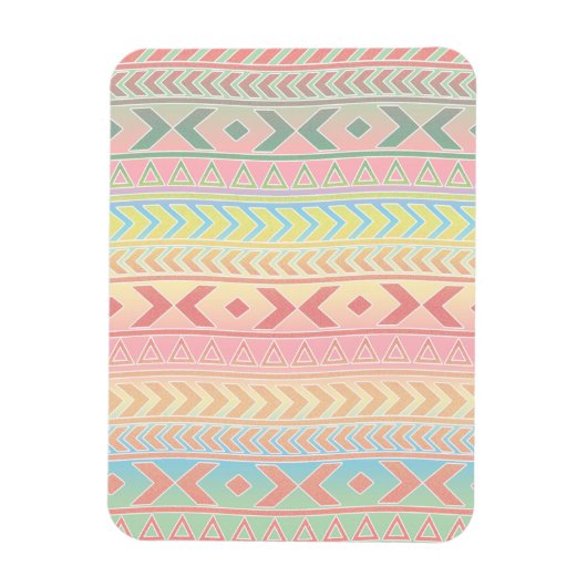 Magnet Flexible Motif mignon influencé par les Aztèques dans des c (Vertical)