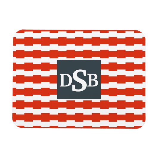 Magnet Flexible Motif monogramme (Horizontal)