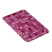 Magnet Flexible Motif mosaïque rose (Côté Droit)
