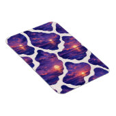 Magnet Flexible Motif Océan Coucher de Soleil Céleste (Côté Droit)