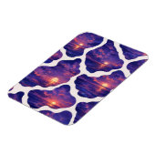 Magnet Flexible Motif Océan Coucher de Soleil Céleste (Côté Gauche)