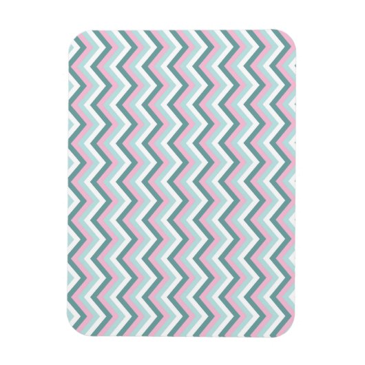 Magnet Flexible Motif Ocean Mist Chevron (Vertical)