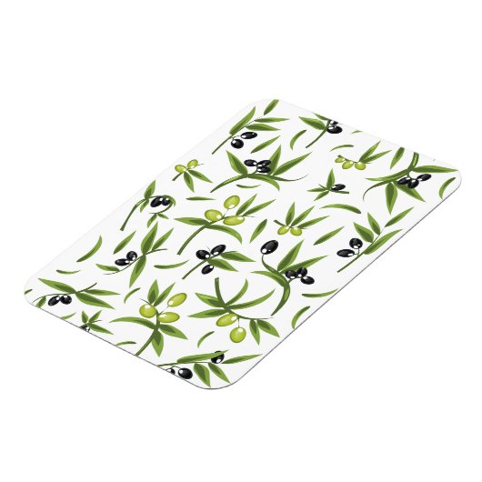 Magnet Flexible Motif Olive Vintage (Côté Gauche)