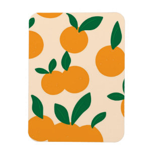 Magnet Flexible Motif Oranges De Fruits Citriques De Style Moderne