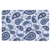 Magnet Flexible Motif Paisley Bleu (Horizontal)