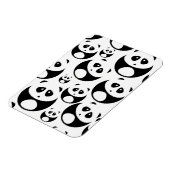 Magnet Flexible Motif Panda noir et blanc Kawaii (Côté Gauche)