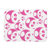 Magnet Flexible Motif Panda rose et blanc Kawaii Baby (Horizontal)