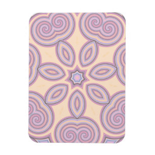 Magnet Flexible Motif Pastel Pink & Purple Kaleidoscope