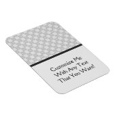Magnet Flexible Motif patchwork gris (Côté Droit)