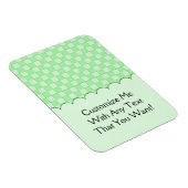 Magnet Flexible Motif Patchwork Vert (Côté Droit)