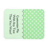 Magnet Flexible Motif Patchwork Vert (Horizontal)