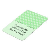 Magnet Flexible Motif Patchwork Vert (Côté Gauche)