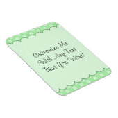 Magnet Flexible Motif Patchwork Vert (Côté Droit)