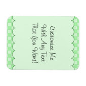 Magnet Flexible Motif Patchwork Vert (Horizontal)