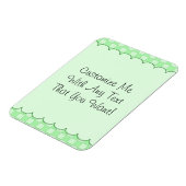 Magnet Flexible Motif Patchwork Vert (Côté Gauche)