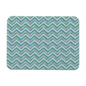 Magnet Flexible Motif Rainbow Foil ZigZag (Horizontal)