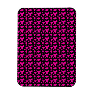 Magnet Flexible Motif Rose Abstrait