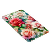 Magnet Flexible Motif Rose Fantaisiste (Côté Droit)
