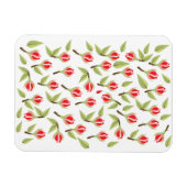 Magnet Flexible Motif Rose Rouge (Horizontal)