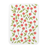 Magnet Flexible Motif Rose Rouge (Vertical)