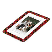 Magnet Flexible Motif rouge classique Joyeux Noël photo (Côté Gauche)