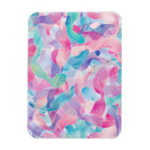Magnet Flexible Motif ruban abstrait pastel (Vertical)