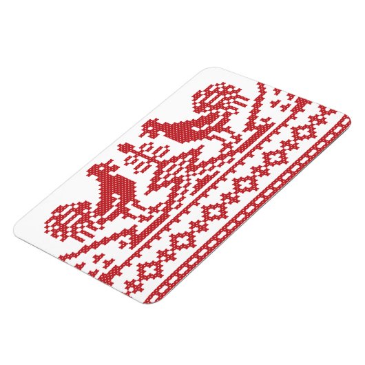 Magnet Flexible Motif russe de la croix des Roosters rouges (Côté Gauche)