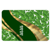 Magnet Flexible Motif shamrock vert (Horizontal)