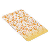 Magnet Flexible Motif textile avec orange et gol vibrants (Côté Droit)