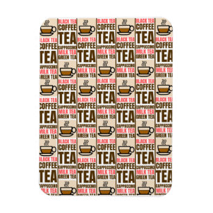 Magnet Flexible MOTIF THÉ CAFÉ, Aimant photo flexible
