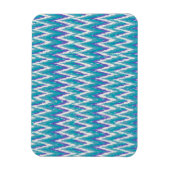 Magnet Flexible motif turquoise et Amethyst iKat ZigZag (Vertical)