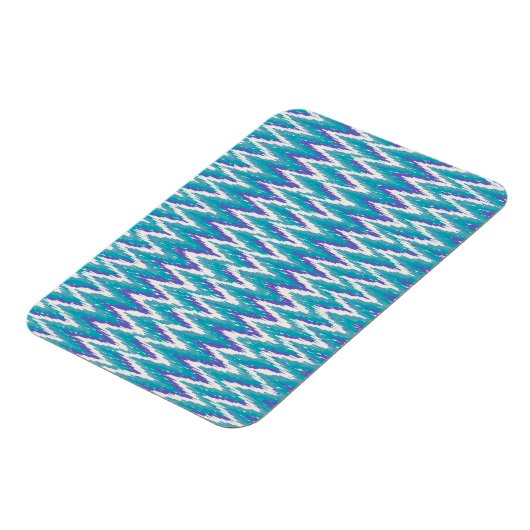 Magnet Flexible motif turquoise et Amethyst iKat ZigZag (Côté Gauche)