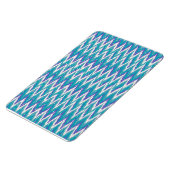 Magnet Flexible motif turquoise et Amethyst iKat ZigZag (Côté Gauche)