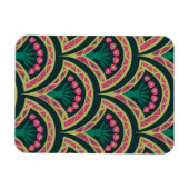Magnet Flexible motif vert en forme de coque (Horizontal)