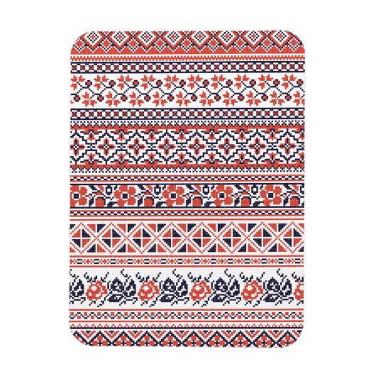 Magnet Flexible Motifs de conception de point de croix (Vertical)