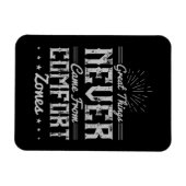 Magnet Flexible Motivation de grandes choses dans la zone de confo (Horizontal)