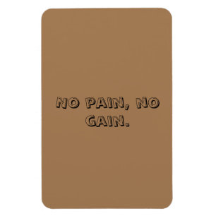 Magnet Flexible Motivation de salle de sport Texte personnalisé et