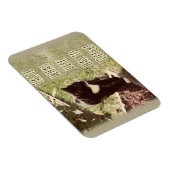 Magnet Flexible Motivation Goût de vie Cat Citation Art Amusant (Côté Droit)