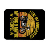 Magnet Flexible Moto Chien (Horizontal)