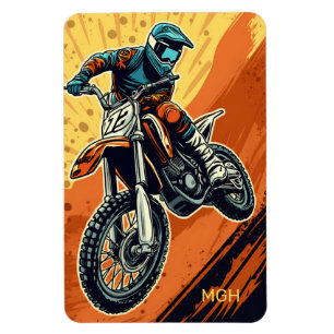 Magnet Flexible Motocross monographique personnalisé