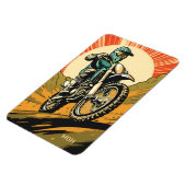 Magnet Flexible Motocross monographique personnalisé (Côté Gauche)