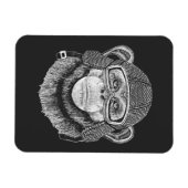 Magnet Flexible Motocycliste Chimpanzé (Horizontal)