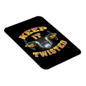 Magnet Flexible Motorcycle Biker Gardez-Le Tourné (Côté Droit)